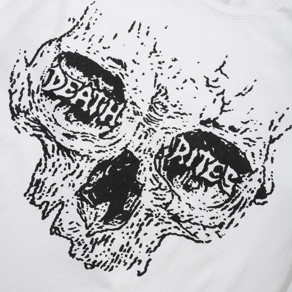 Death Rites Skullcrusher Tee, White