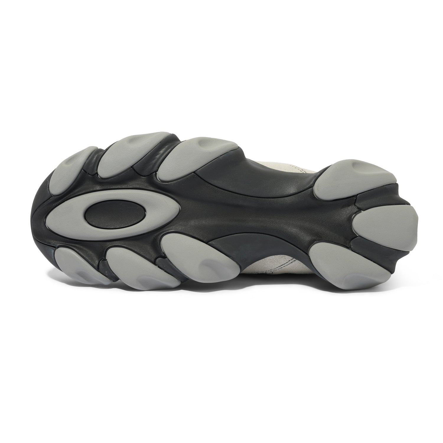 Suede Flesh Sandal, White Birch