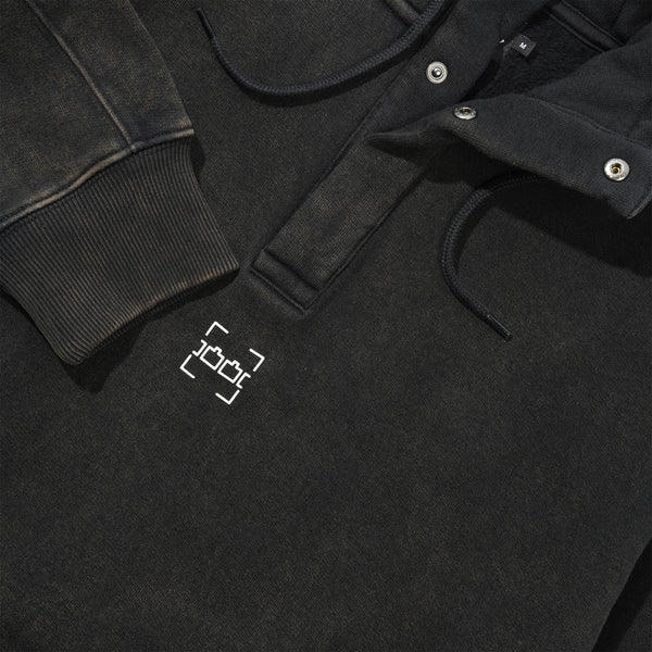 The Trilogy Tapes TTT Dash Line Pullover Hood, Black
