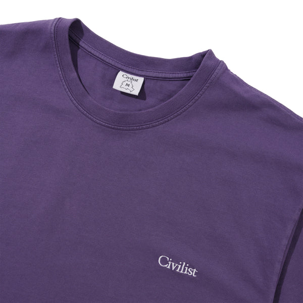 Civilist Mini Logo Tee, Grape