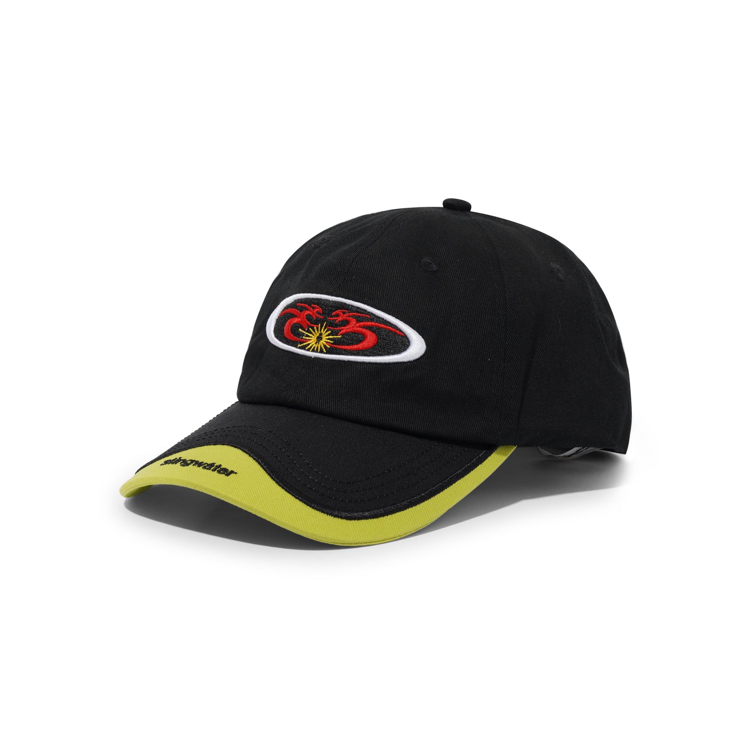 Moses Y2K Hat, Black / Lime