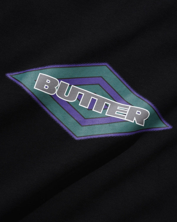 Butter Goods Diamond Logo Tee, Black