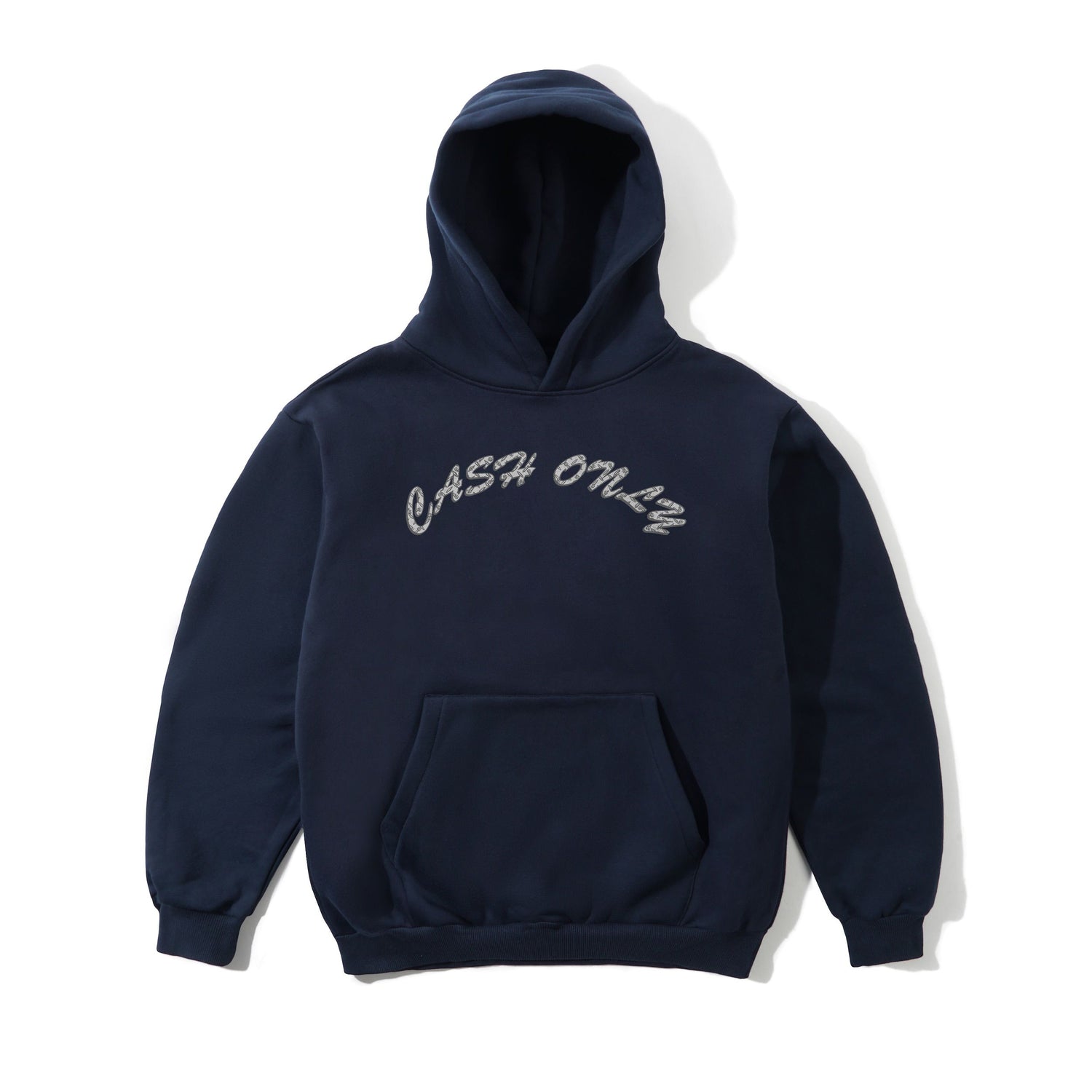 Diamond Plate Logo Pullover Hood, Navy