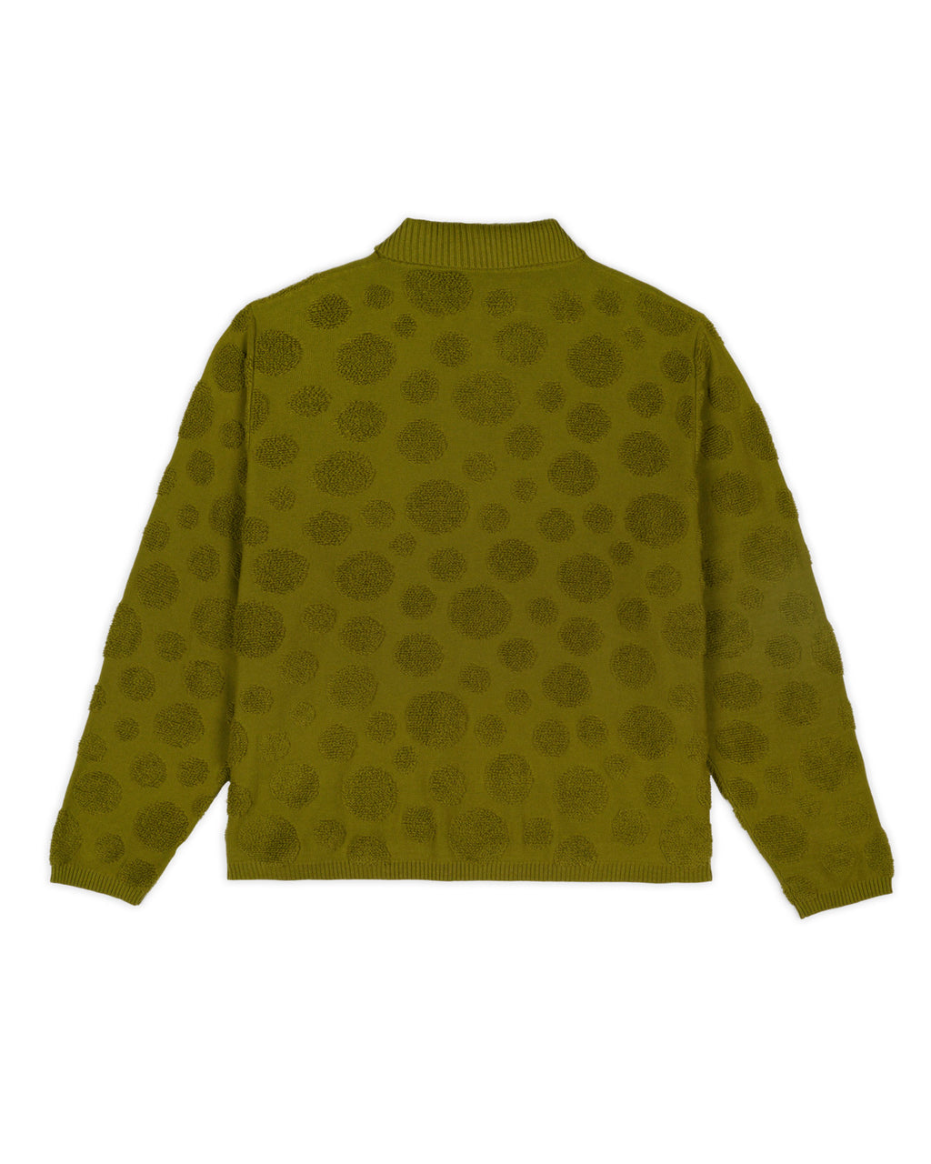 Dot Half Zip Sweater, Moss