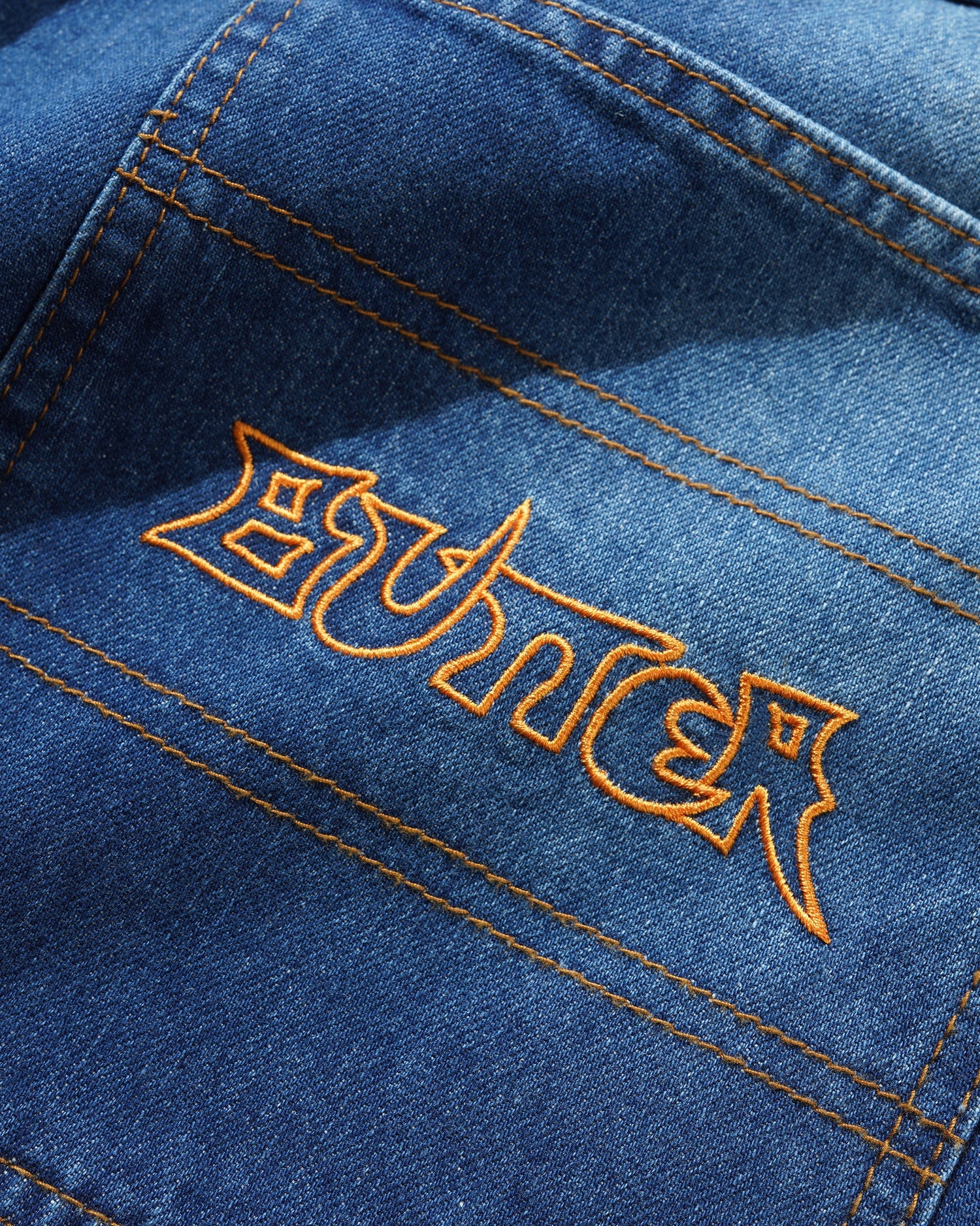 Encounter Denim Jeans, Washed Slub Blue