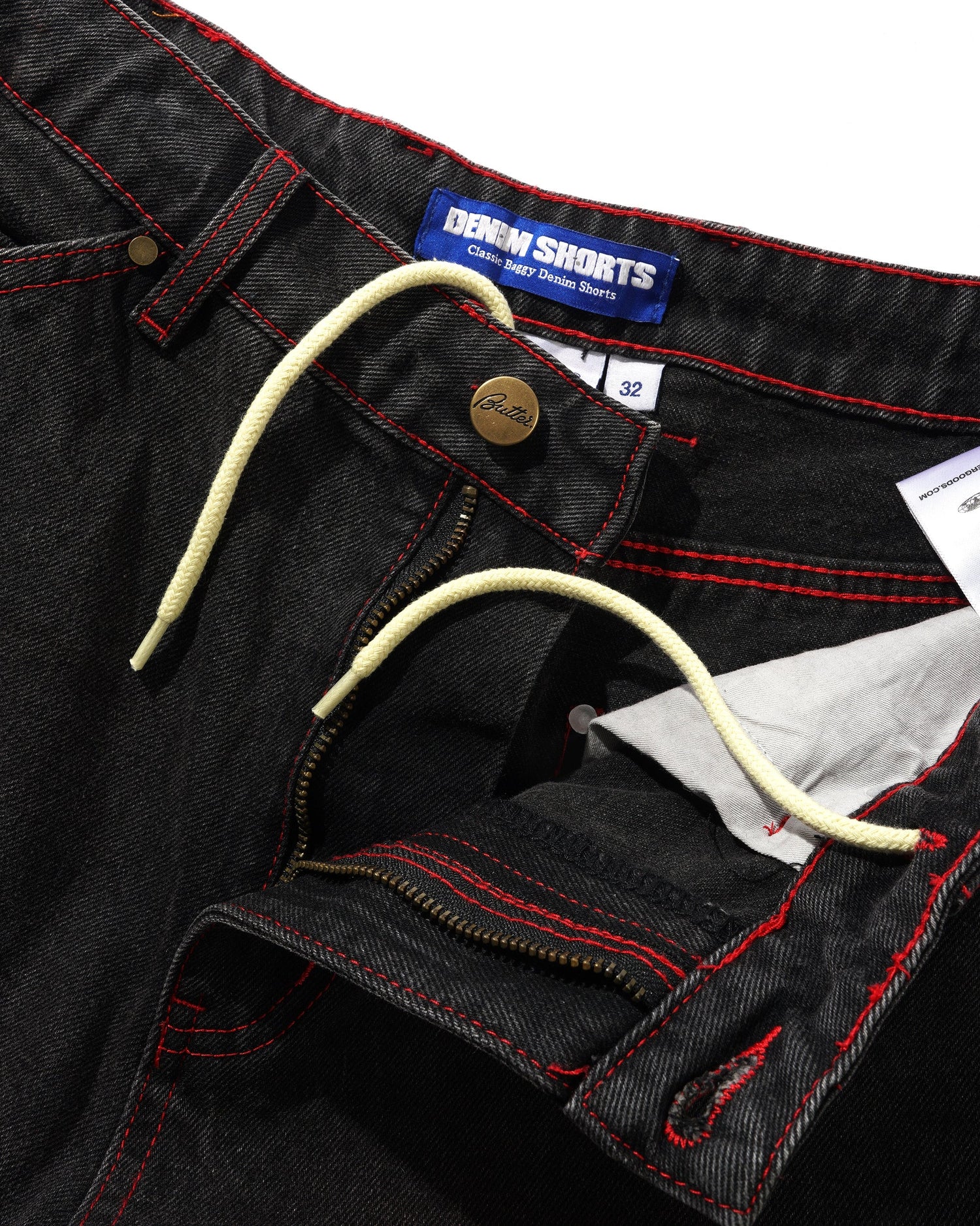 Encounter Denim Shorts, Tinted Washed Black