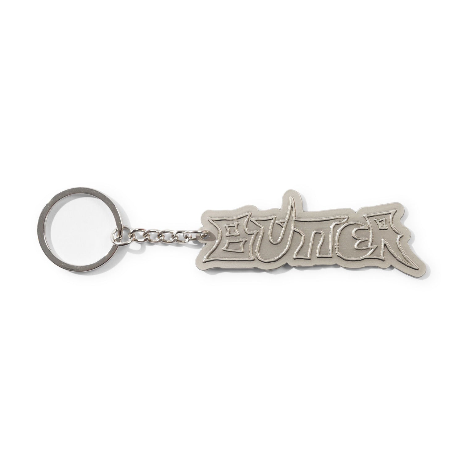 Encounter Metal Key Chain, Silver