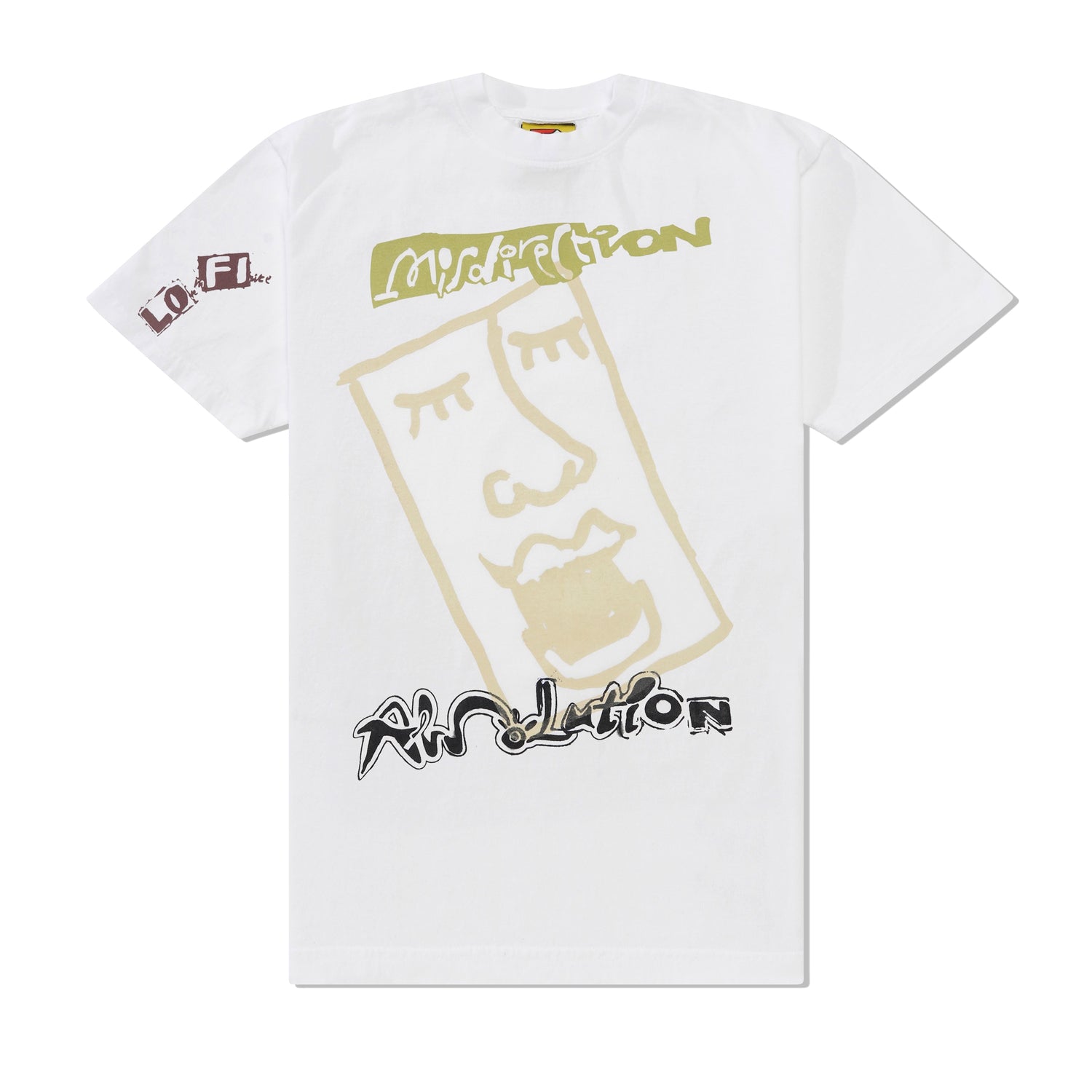Face No. 5 Tee, White