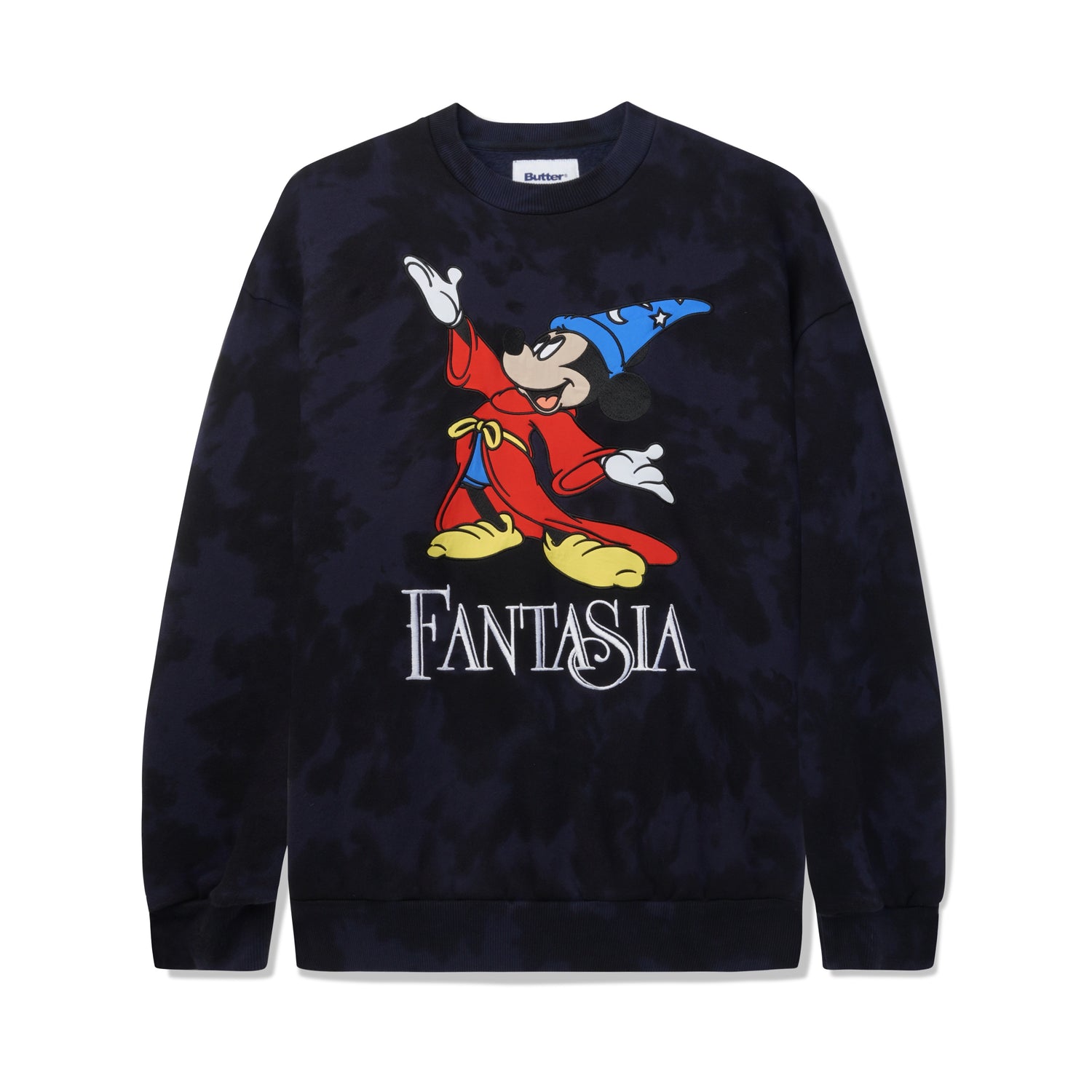 Fantasia Crewneck, Navy Tie Dye