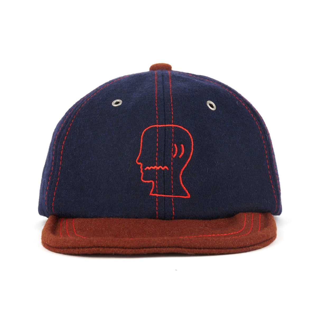 Flannel Wire Brim Hat, Navy