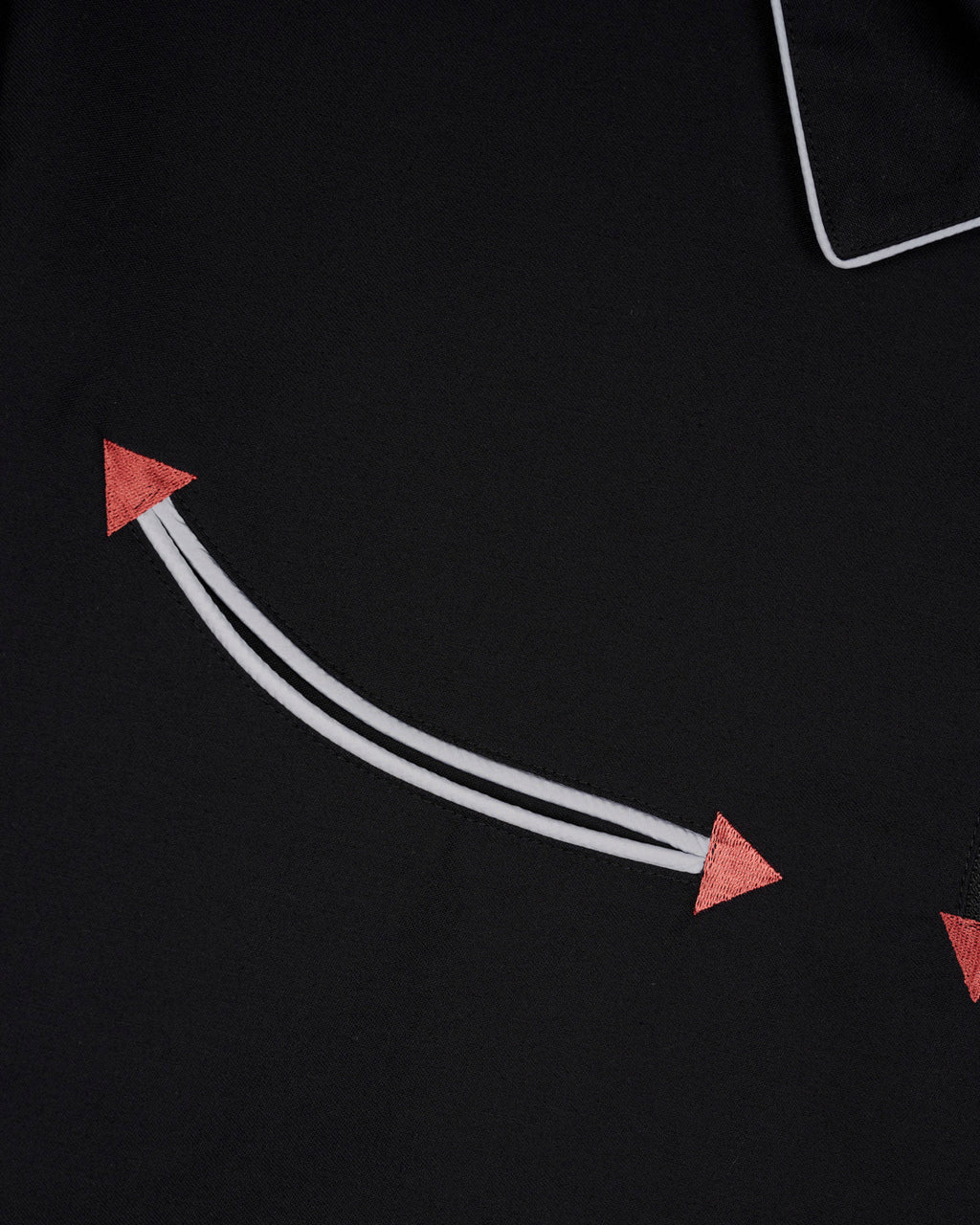 Flying Tiger S/S Western Shirt, Black