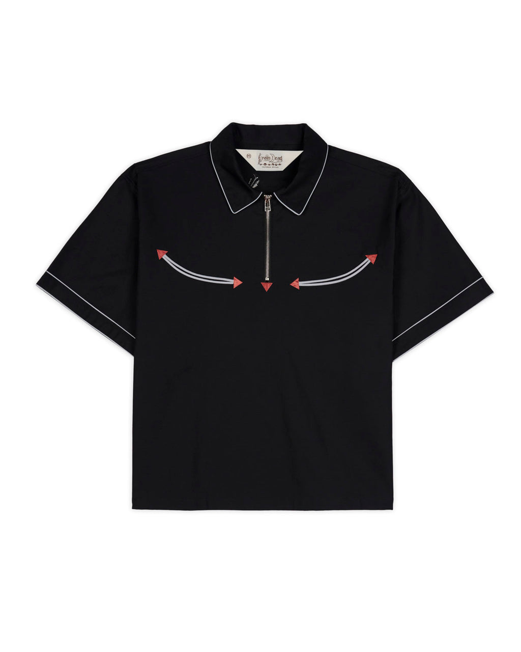 Flying Tiger S/S Western Shirt, Black