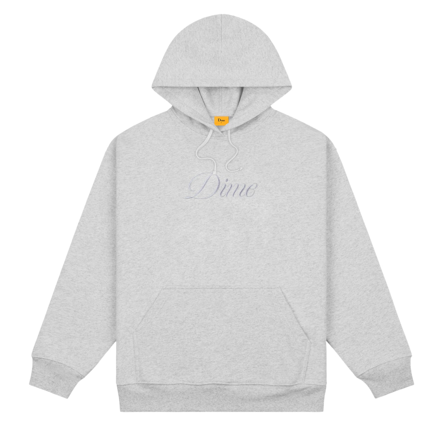 Cursive Logo Pullover, Heather Grey