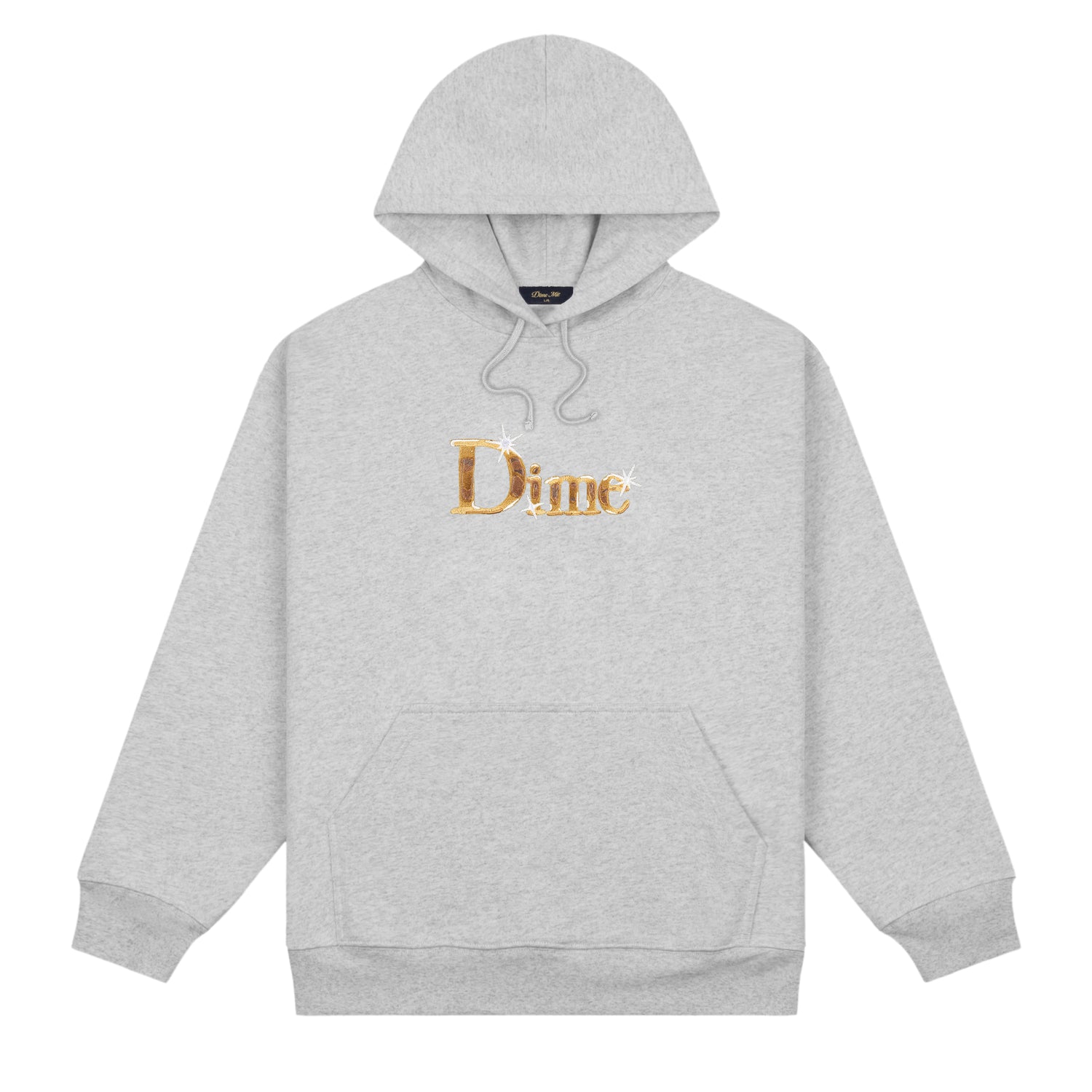 Classic Shiny Pullover Hood, Heather Grey