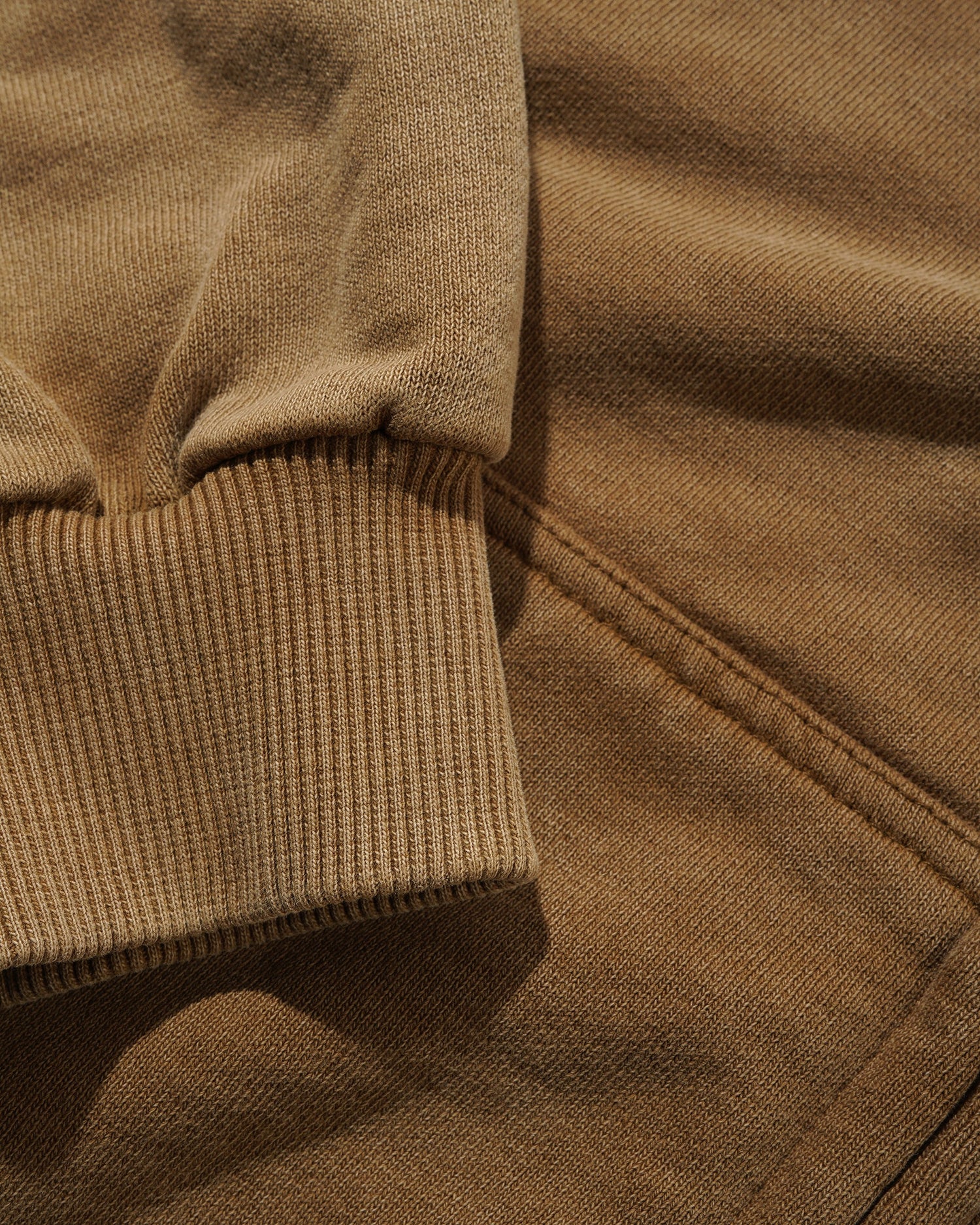 Heatwave Zip-Thru Hood, Bark