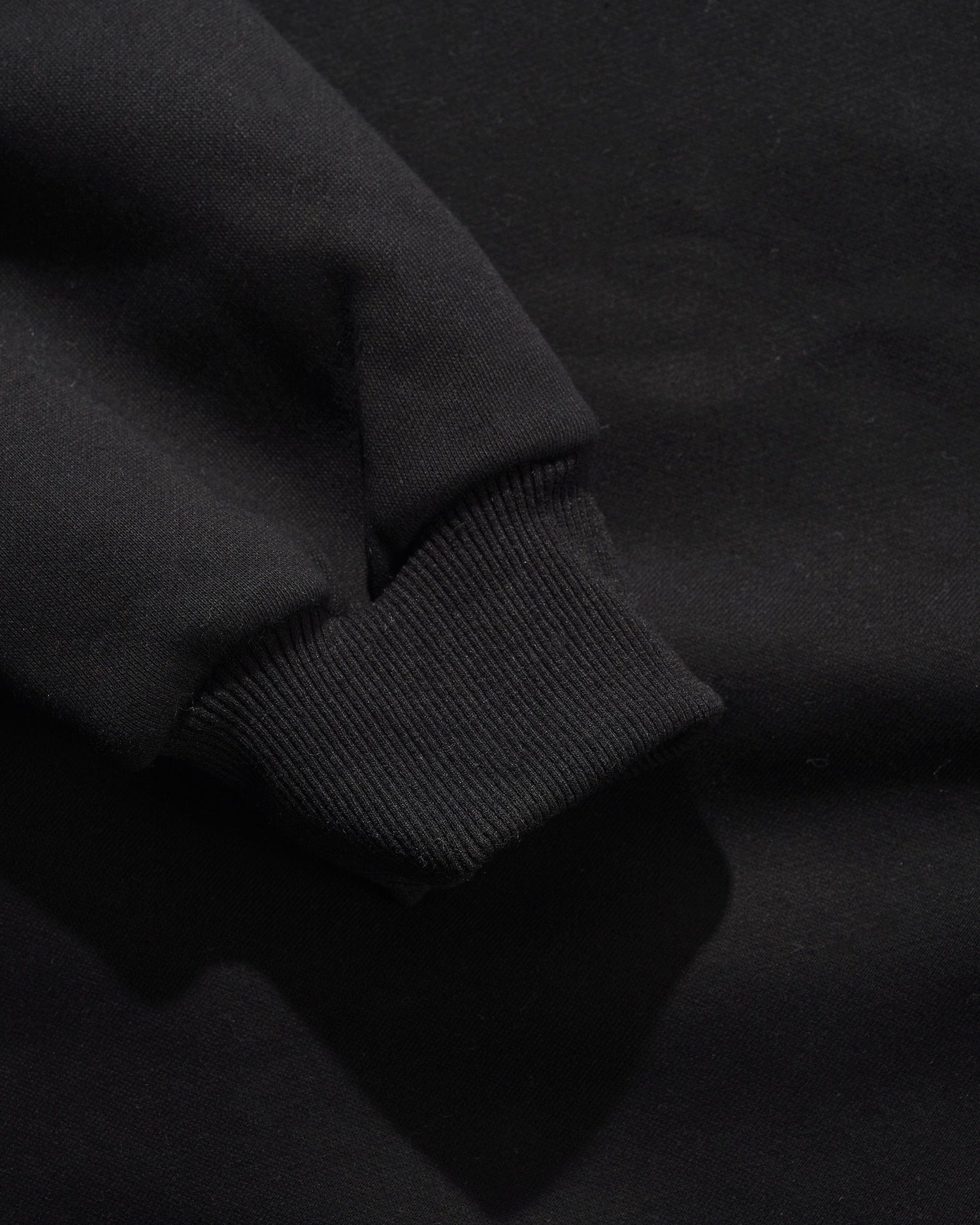 Heavy-Weight Basic Pullover Hood, Black