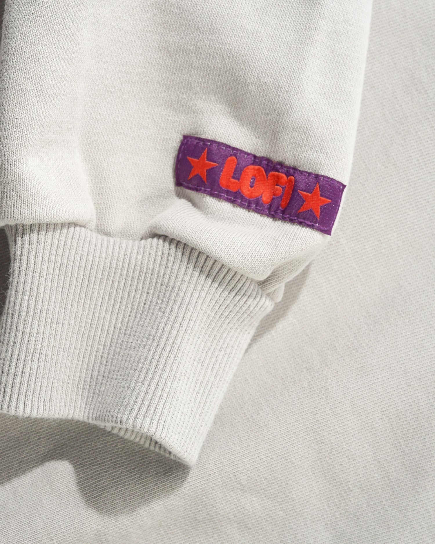 Ideas Crewneck, Distressed Cement