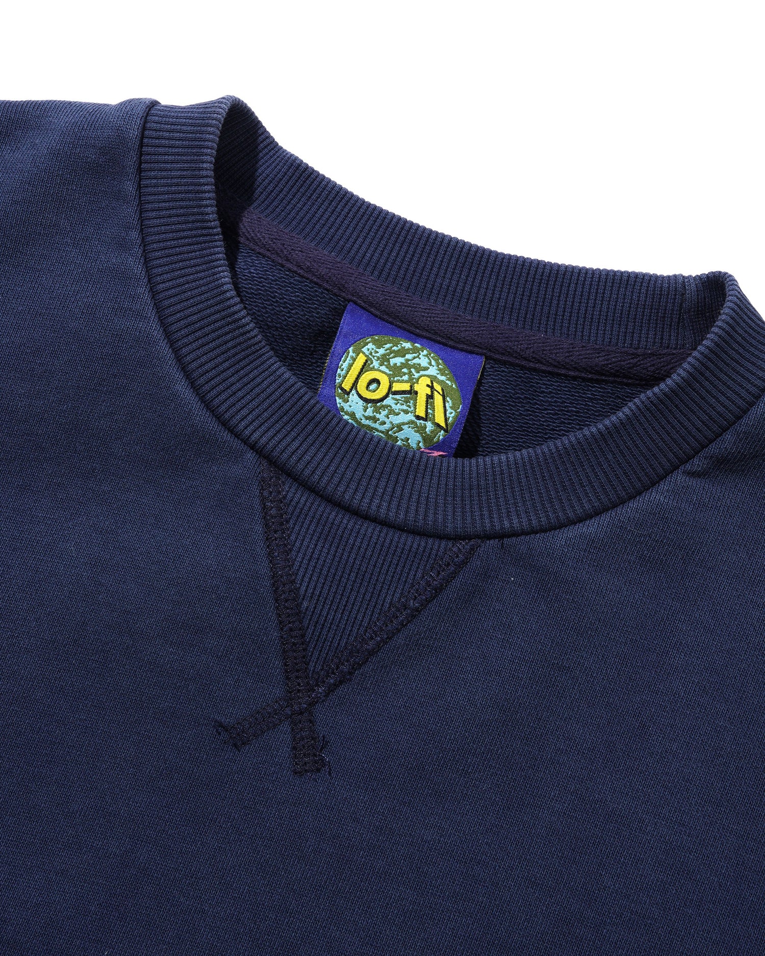 Ideas Crewneck, Washed Indigo
