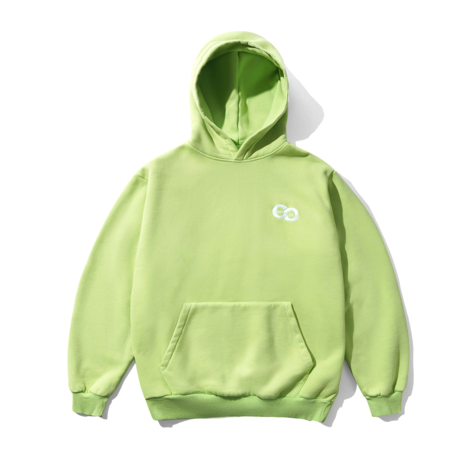 Linked Pigment Dye Pullover Hood, Washed Pistachio