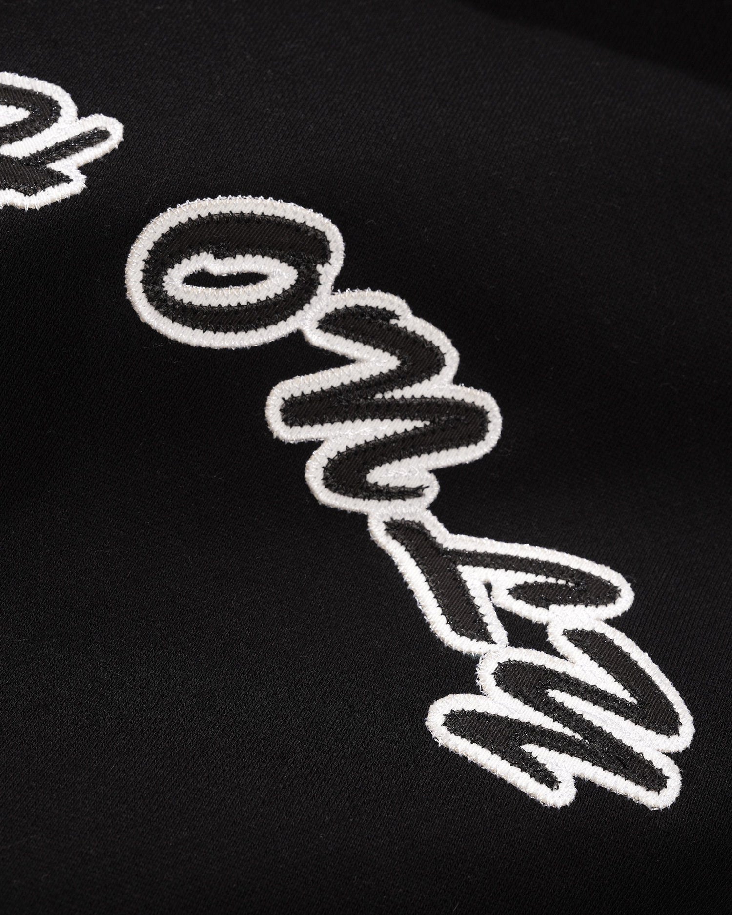 Logo Pullover Hood, Black