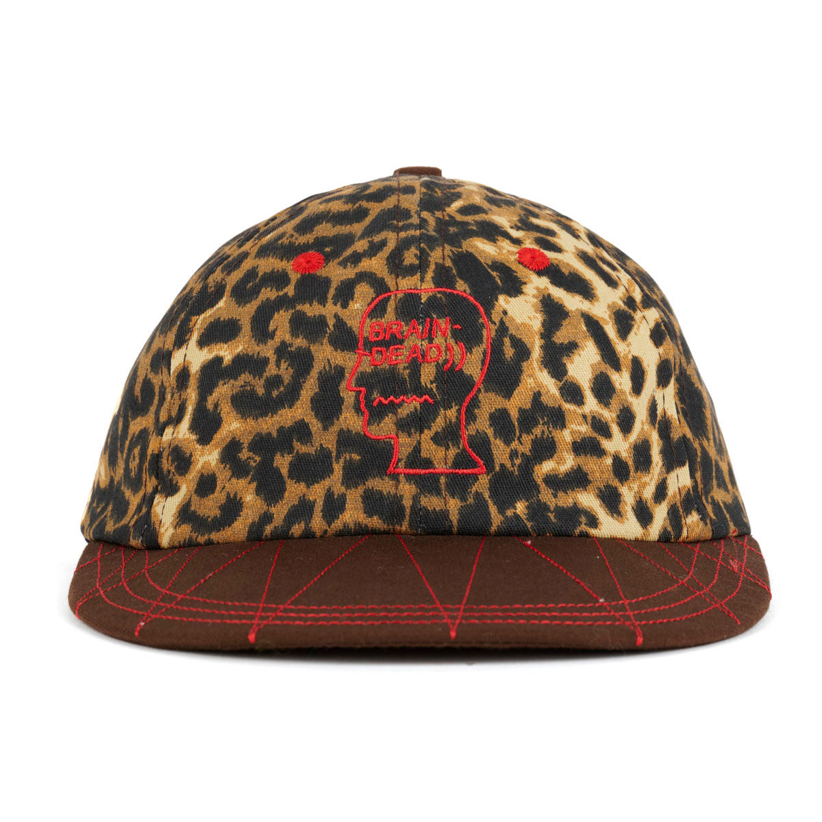 Logohead Long Brim Hat, Leopard