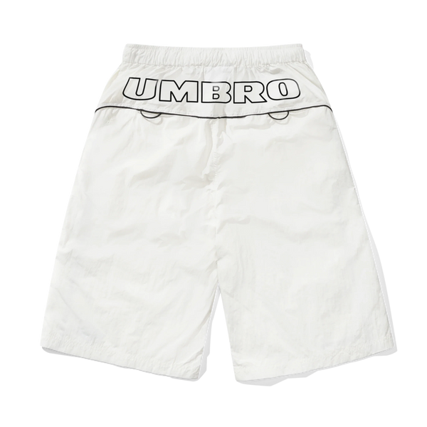 Butter Goods Long Track Shorts, White