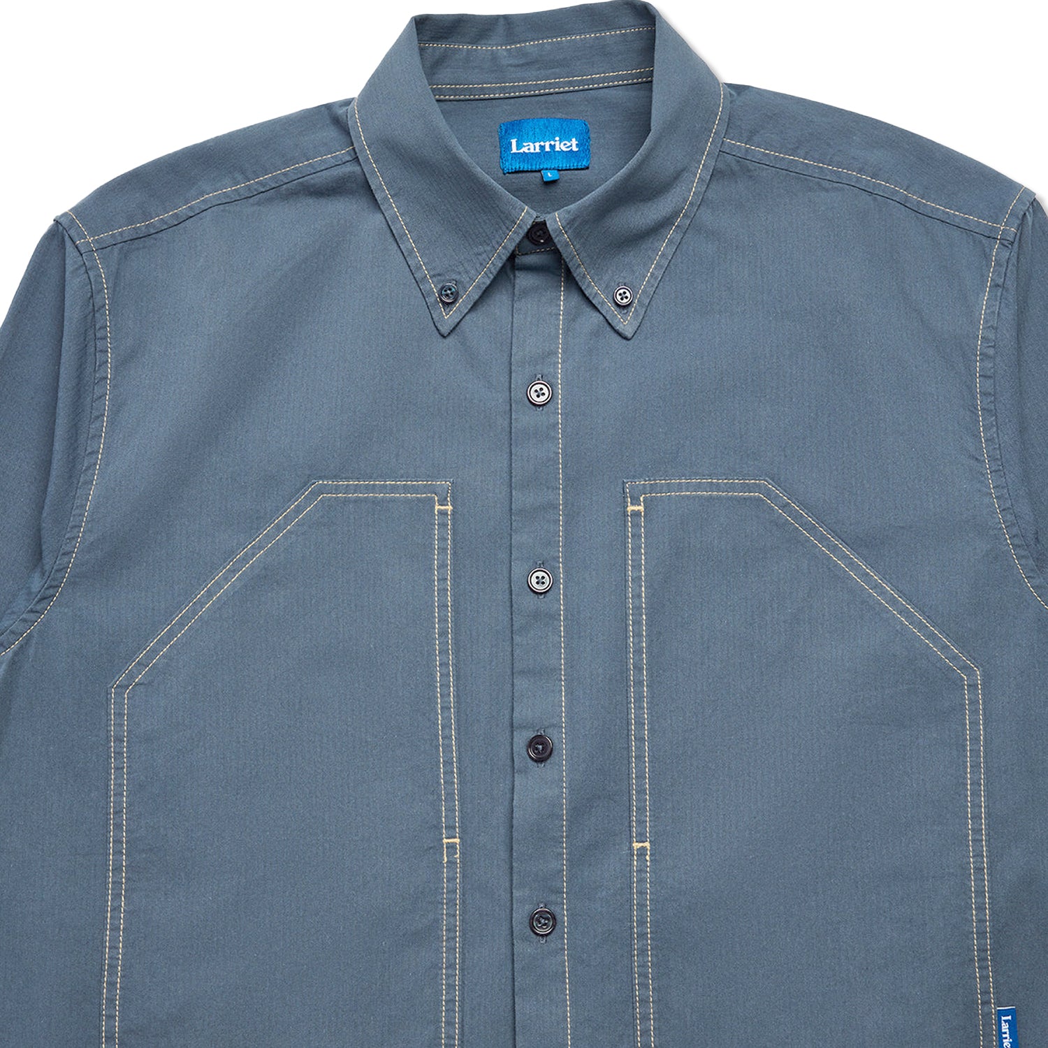 Gully Long Sleeve Shirt, Ink
