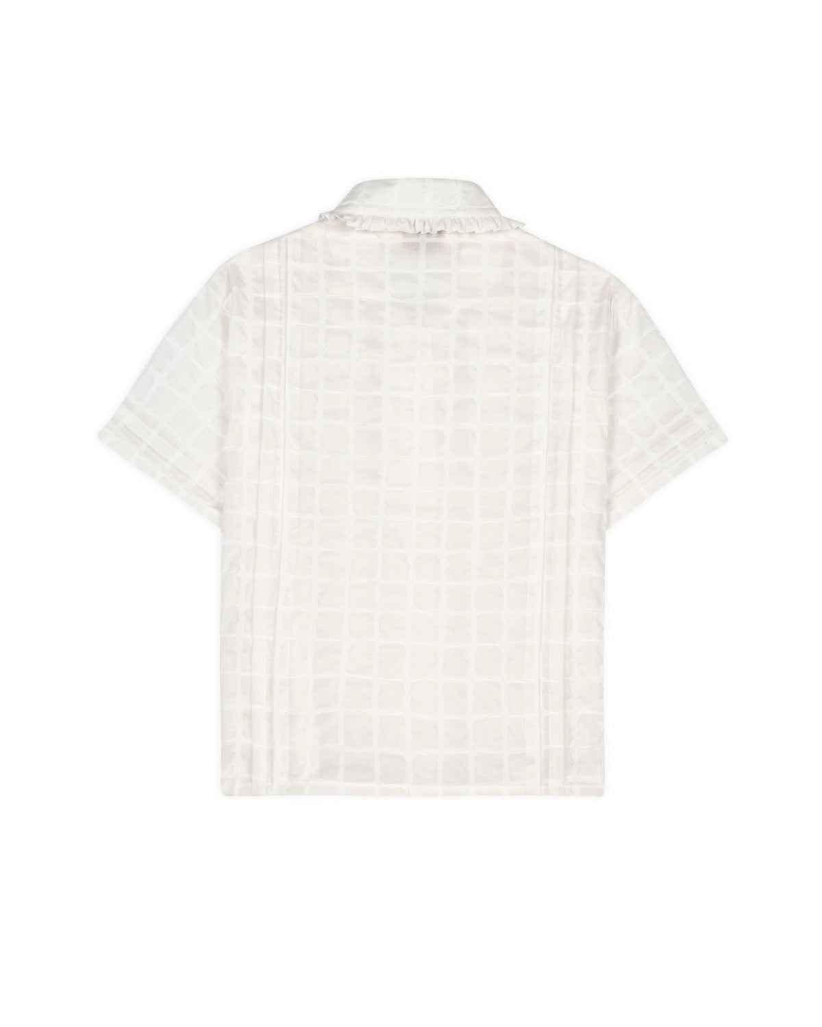 Womens Mercado Square Button Up Shirt, White