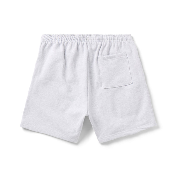 Born X Raised Micro Rocker Sweat Short, Heather Grey