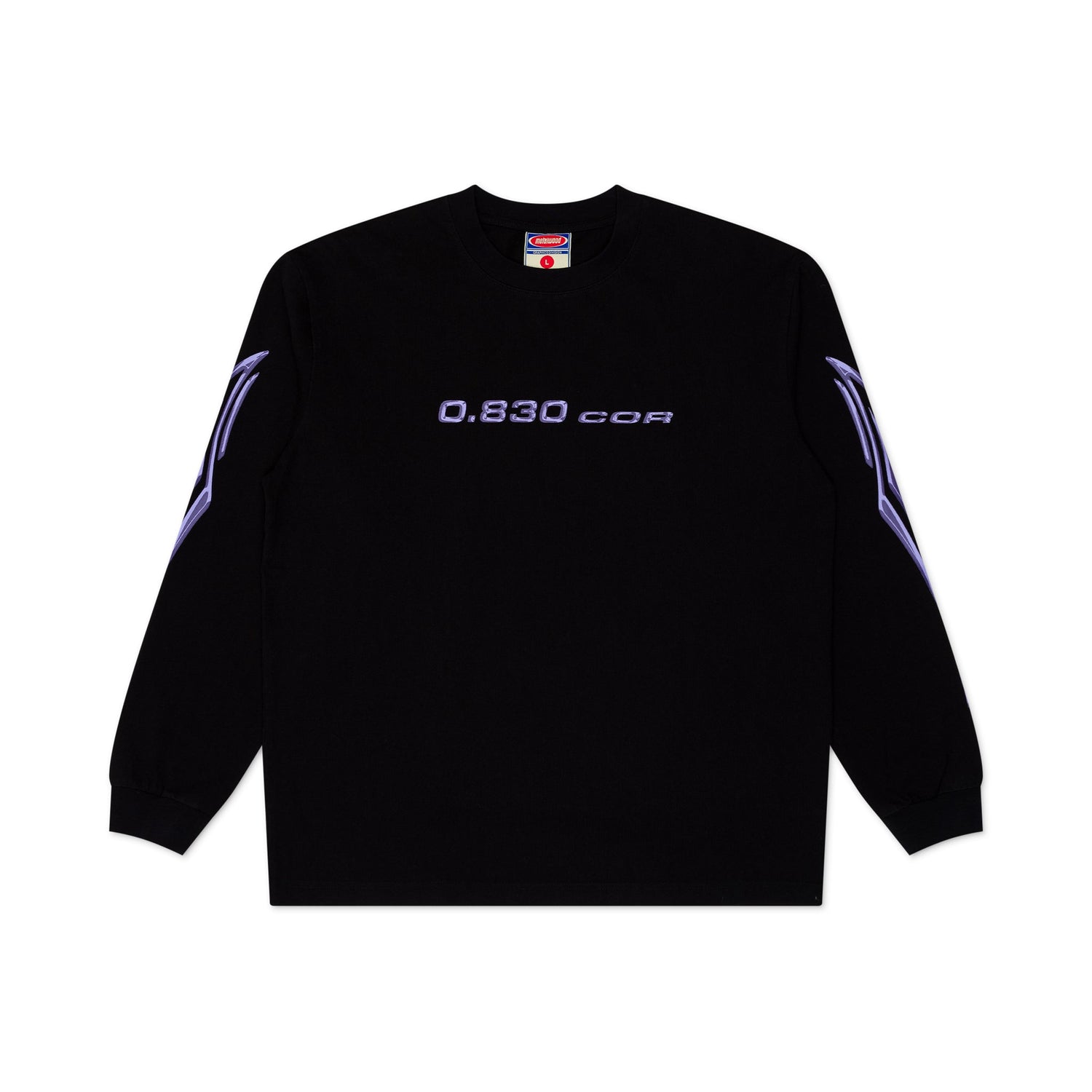 830 Cor L/S Tee, Black