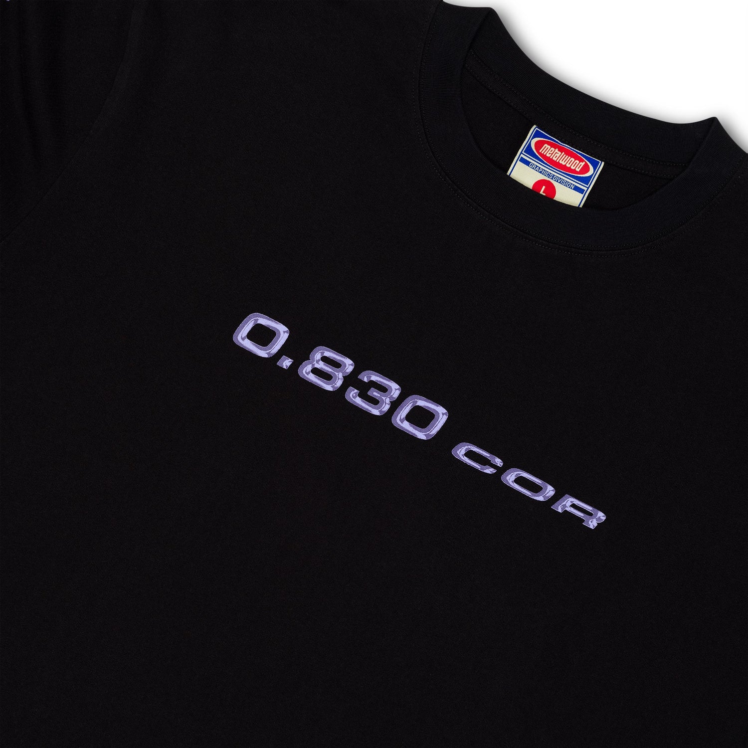 830 Cor L/S Tee, Black