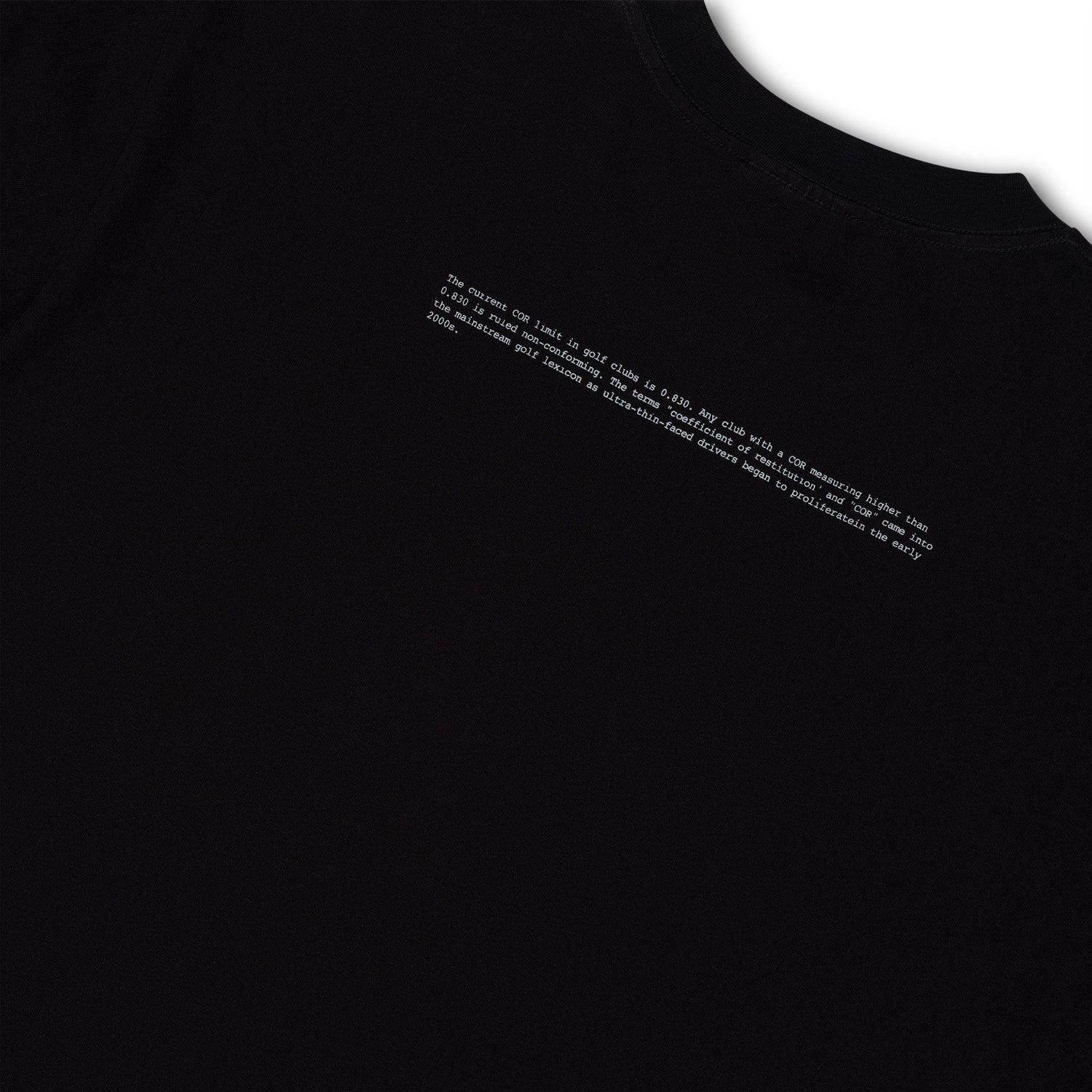 830 Cor L/S Tee, Black