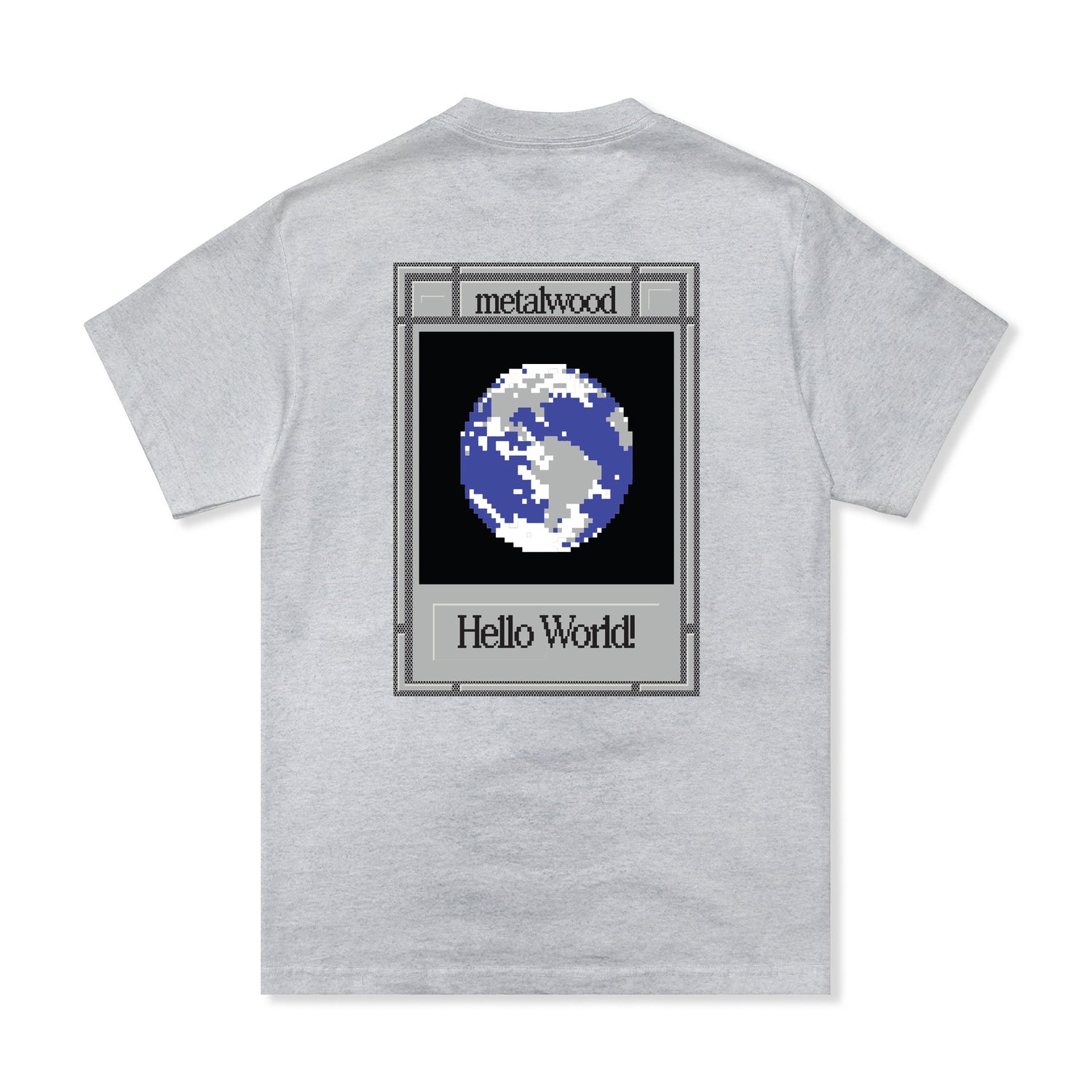 Hello World Tee, Grey