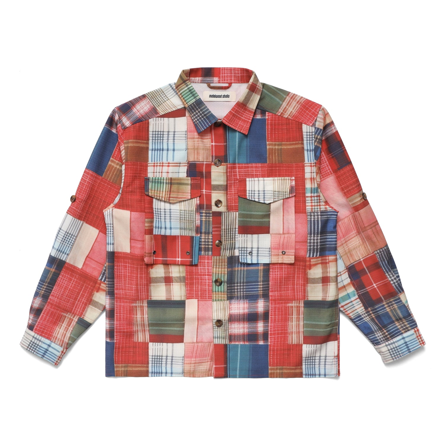 Madras Patch Explorer Shirt, Multi