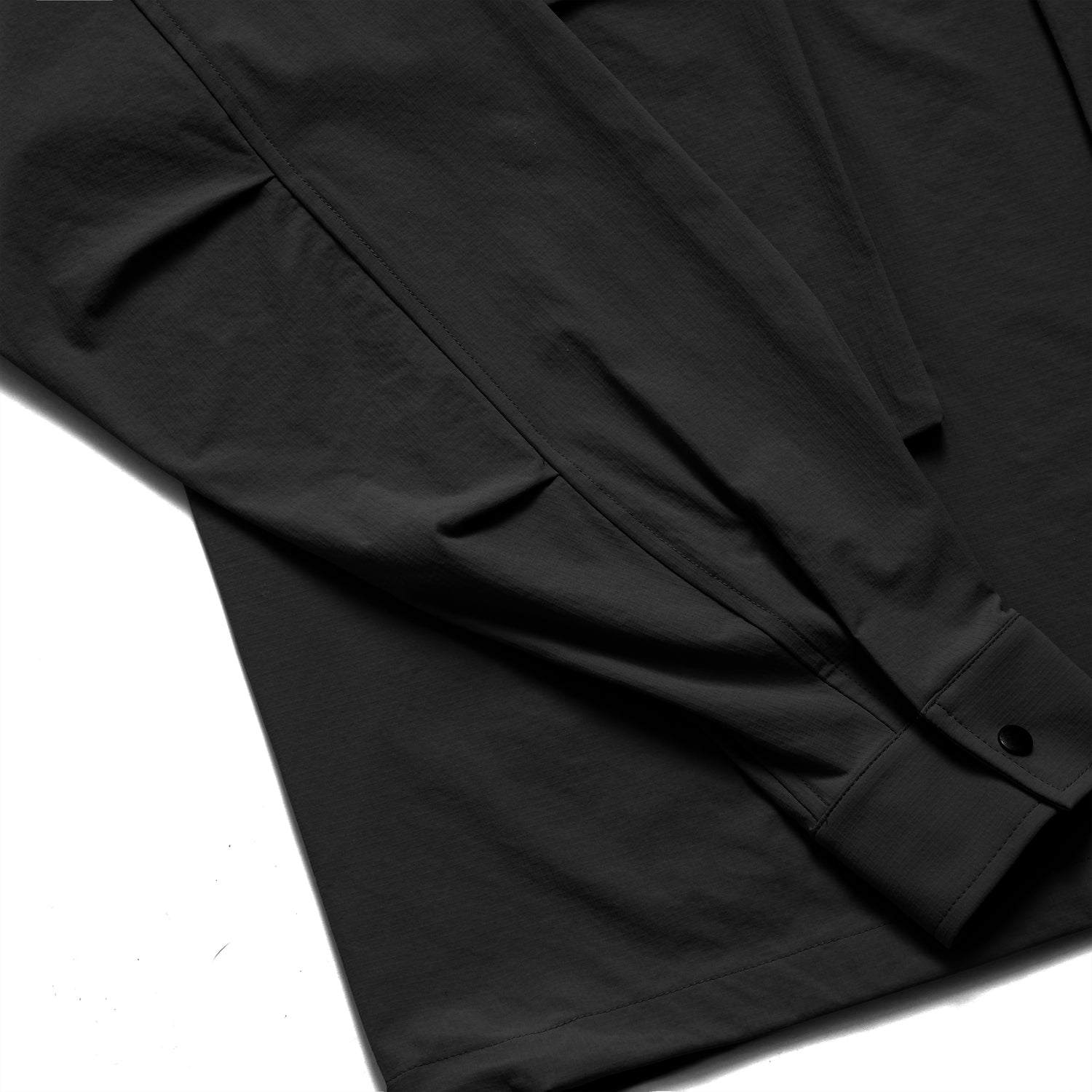 Ripstop Overshirt, Black