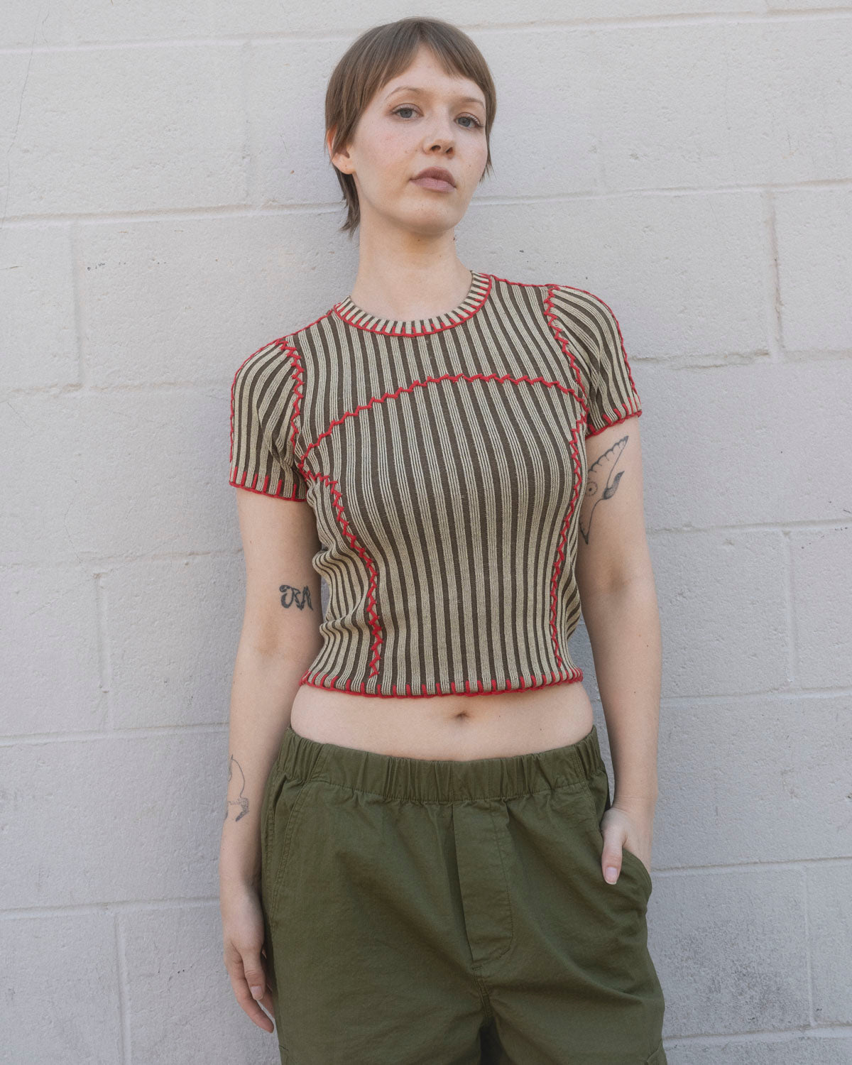 Womens Mariel Sport Knit Top, Sand