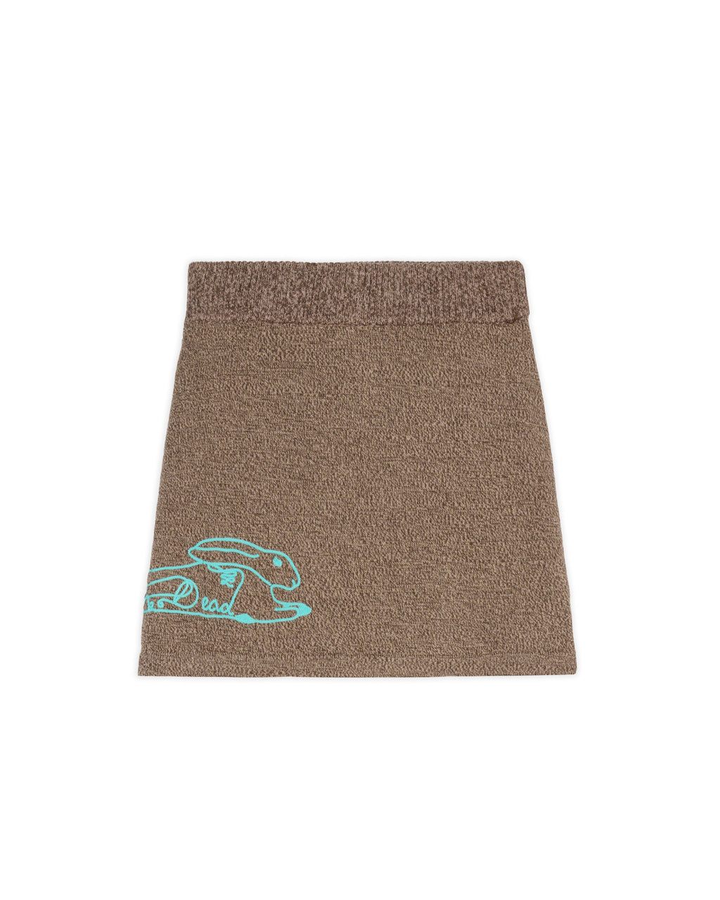 Women's Marled Mini Skirt, Clay