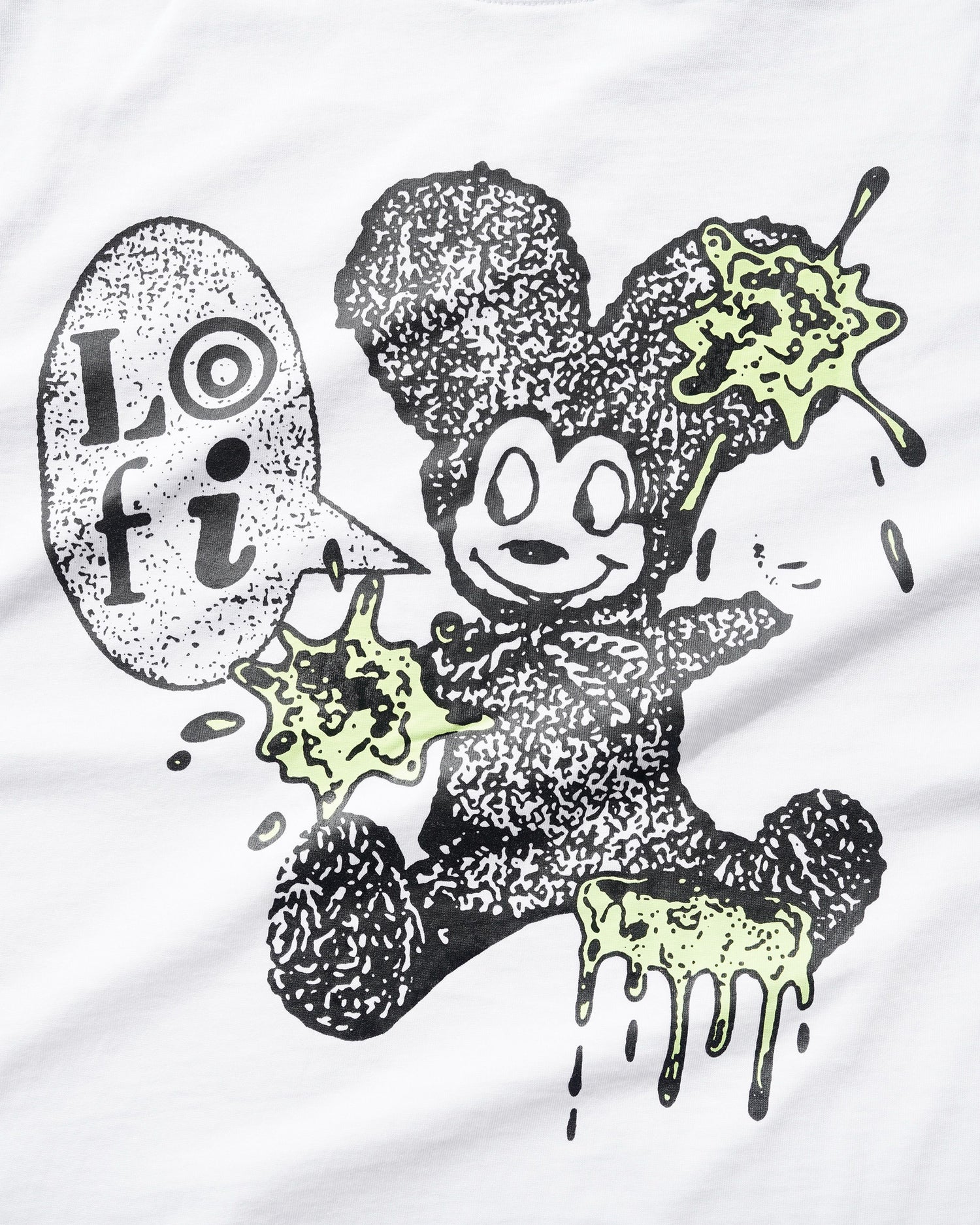 Messy Tee, White