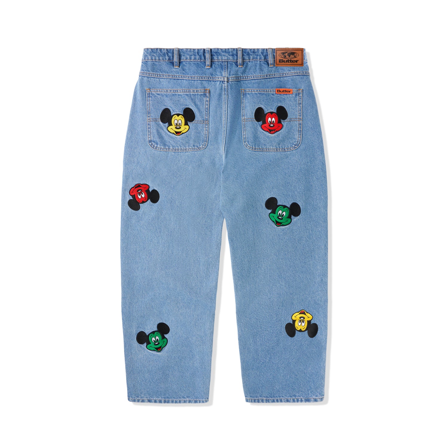 Mickey Denim Jeans, Washed Indigo