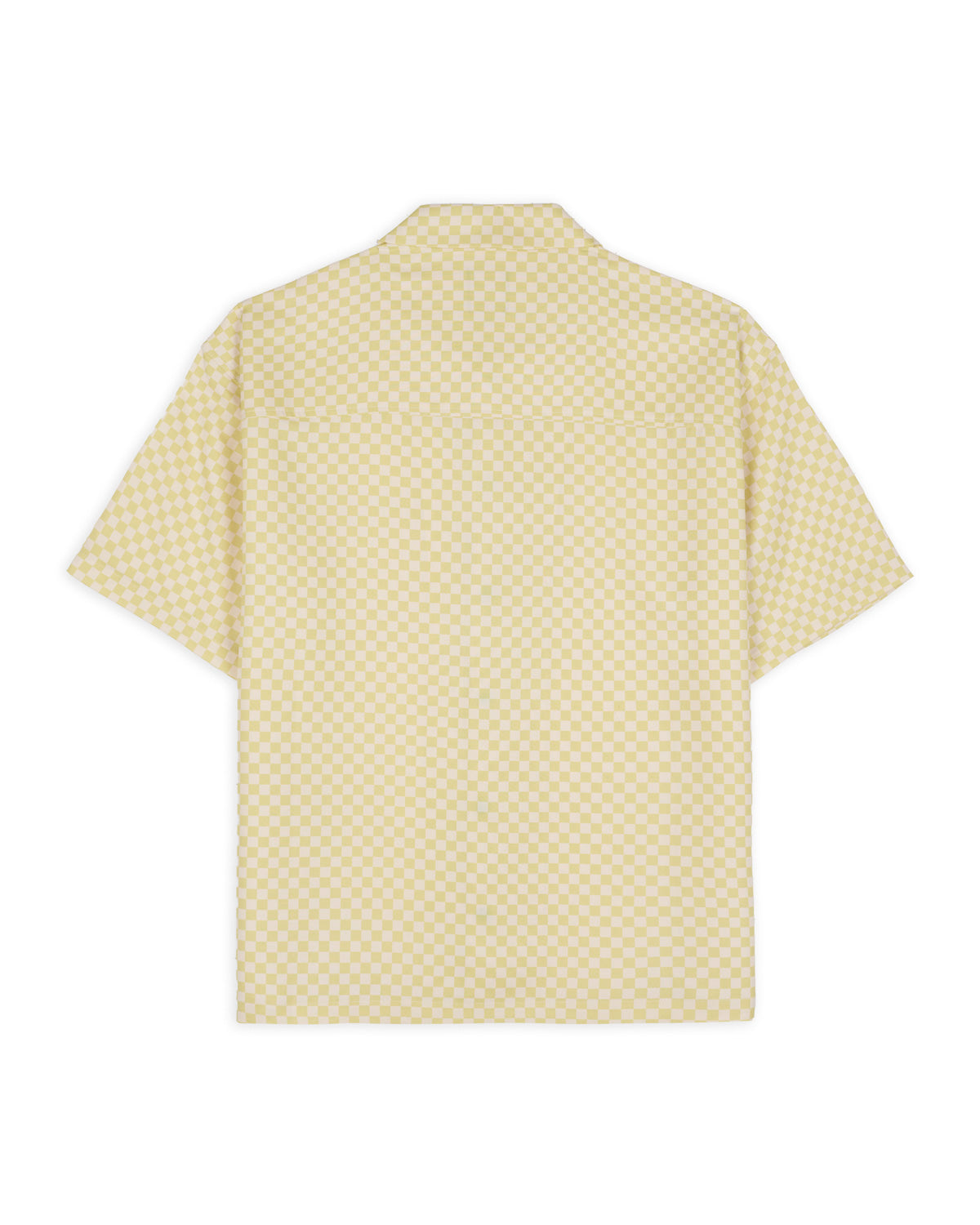 Micro Check S/S Snap Shirt, Key Lime
