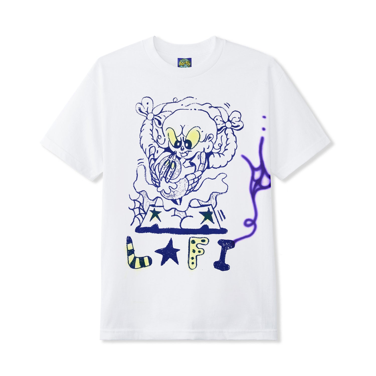 Mimi Back & Front Tee, White