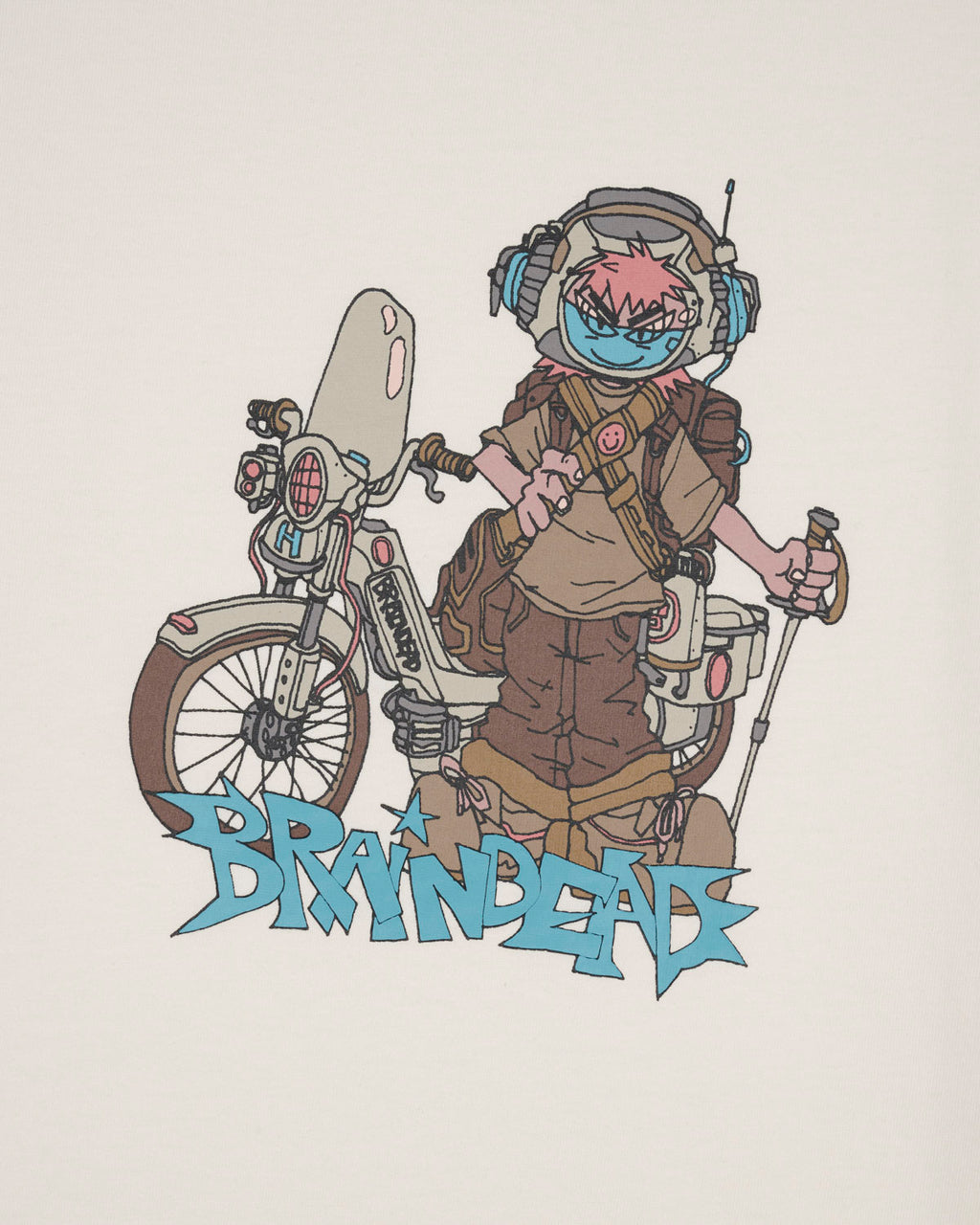 Moto Hiker Tee, Natural