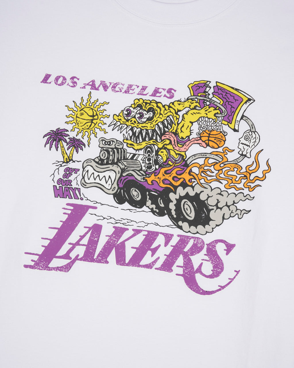 Brain Dead x NBA Los Angeles Lakers Tee, White