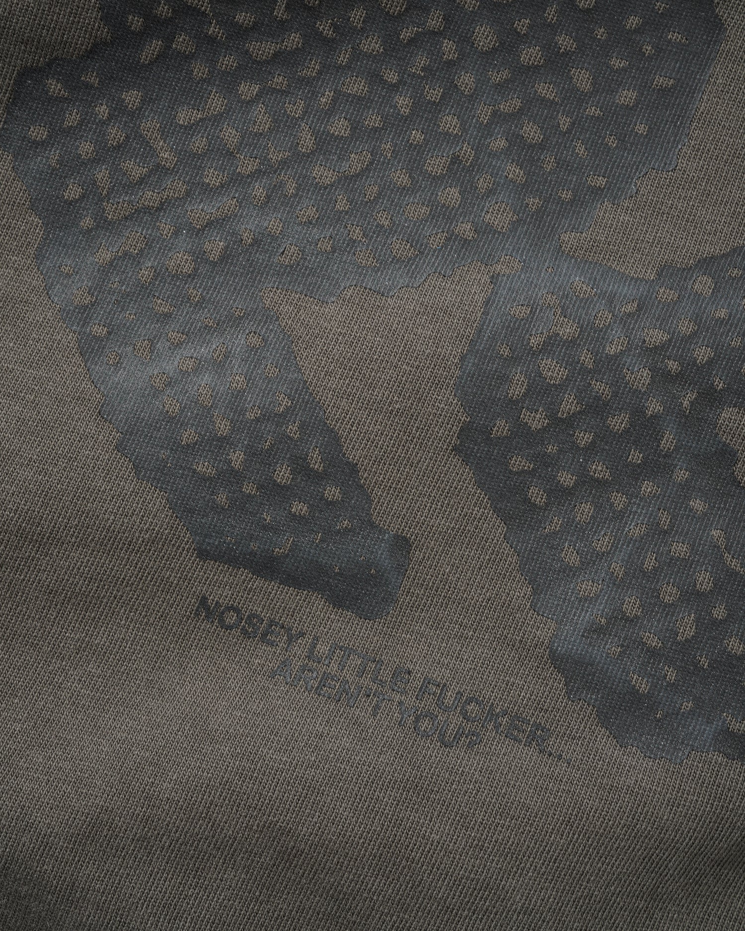 Nosey Tee, Washed Graphite