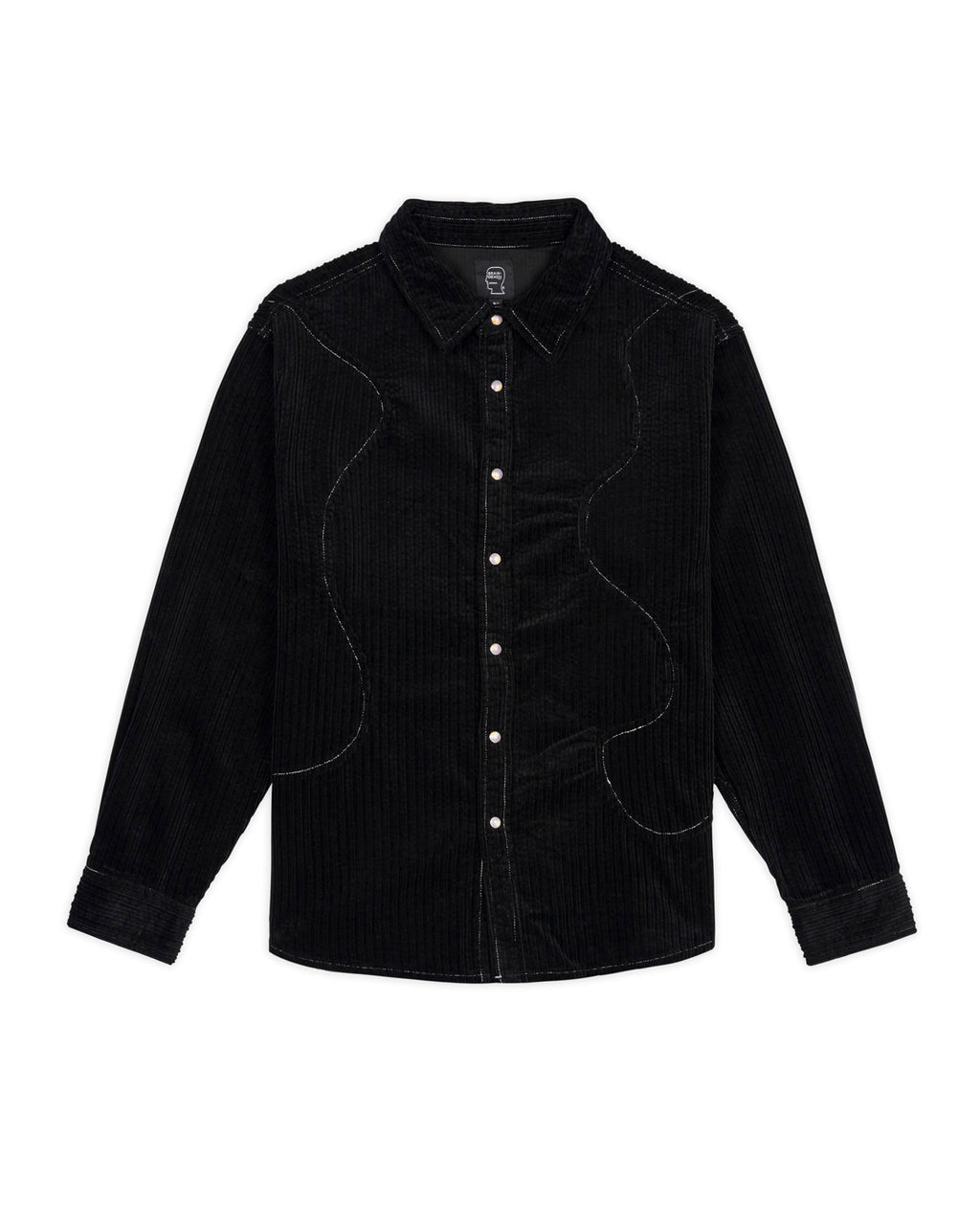 Organic Panel Ranch Shirt, Black