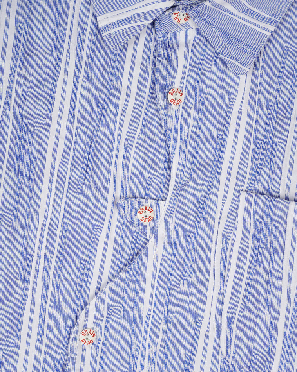 Organic Placket Shirt, Blue