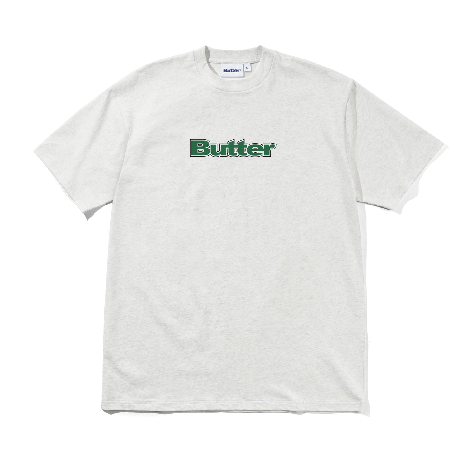 Outline Logo Tee, Ash