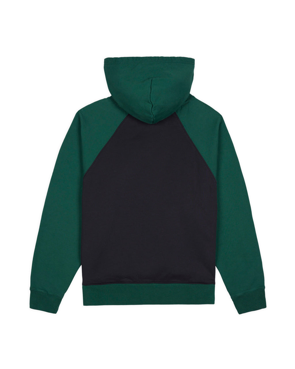 Pigment Wash Logo Head Raglan Pullover, Navy / Green