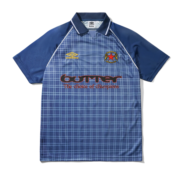 Butter Goods Plaid Jersey, Navy / Slate