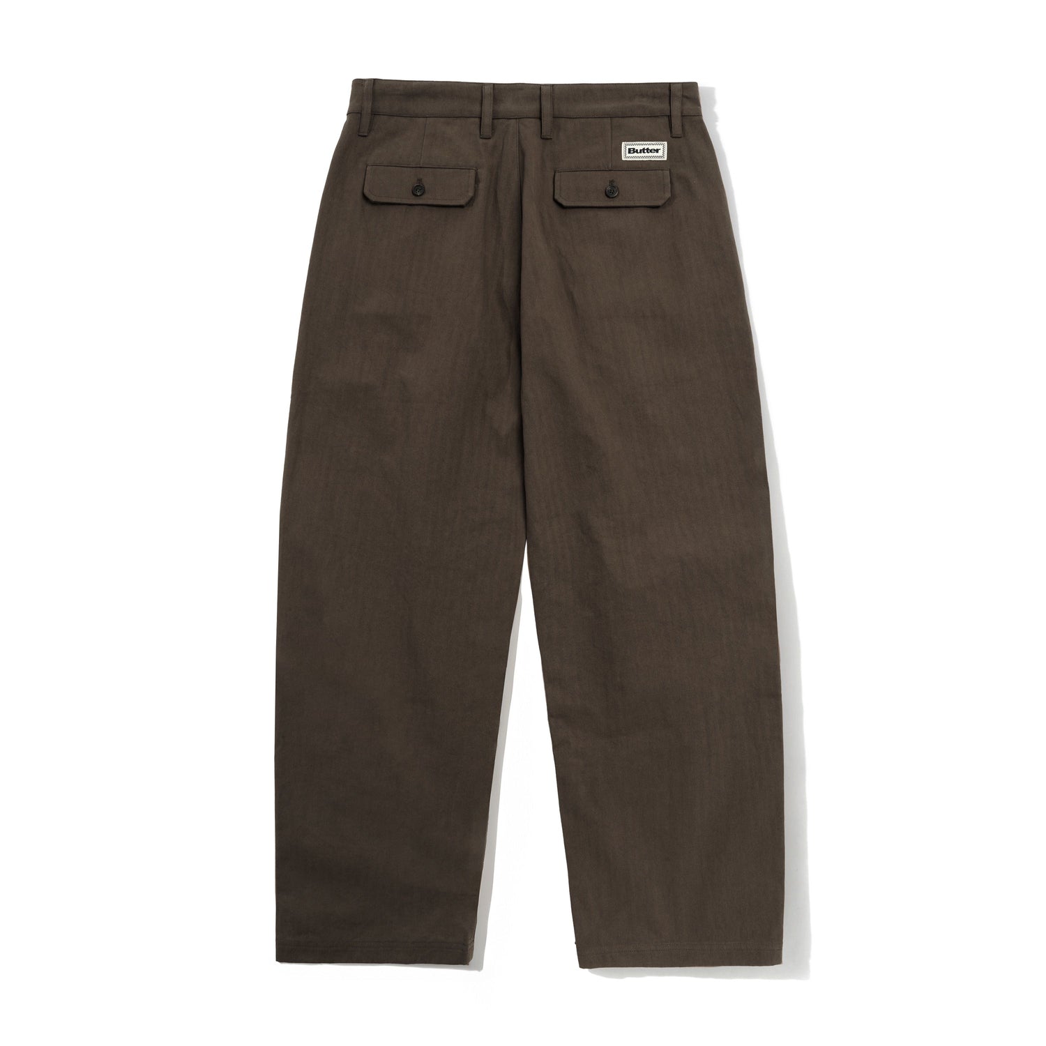 Pleated Trousers, Chocolate